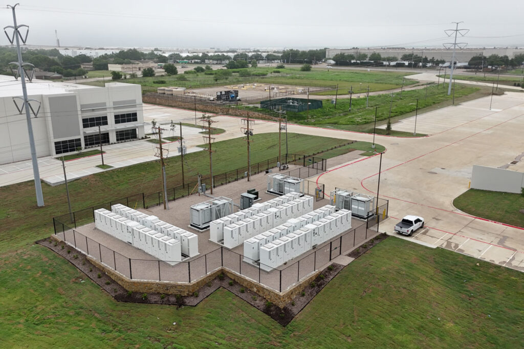 Site picture of 10 MWH BESS Design Frequency Response